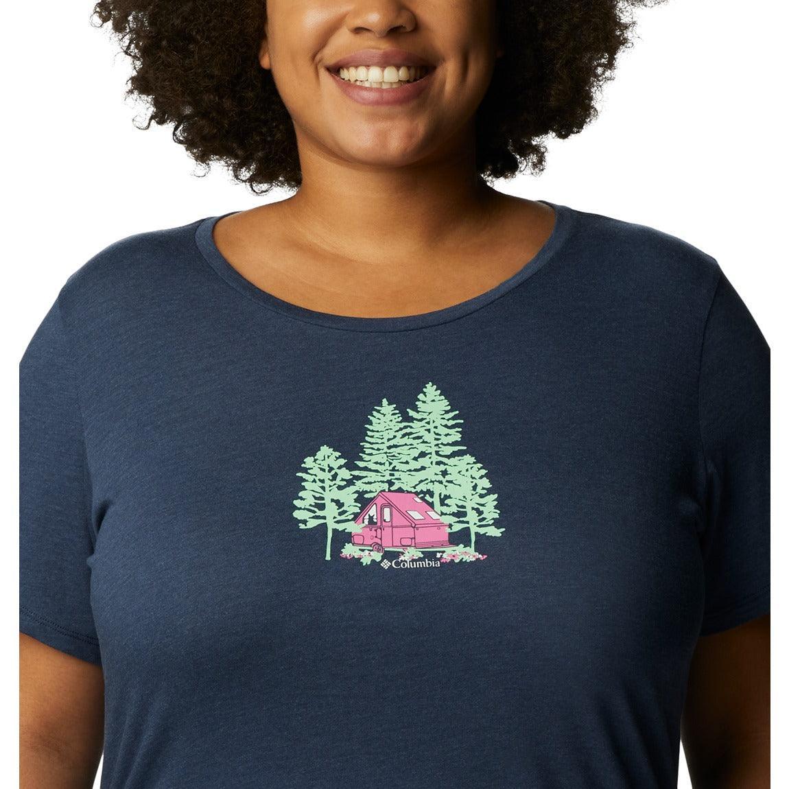 Daisy Days™ Women's Plus Size Short Sleeve Graphic T-Shirt - Casual Summer Cotton Top for Outfits & Streetwear Fashion
