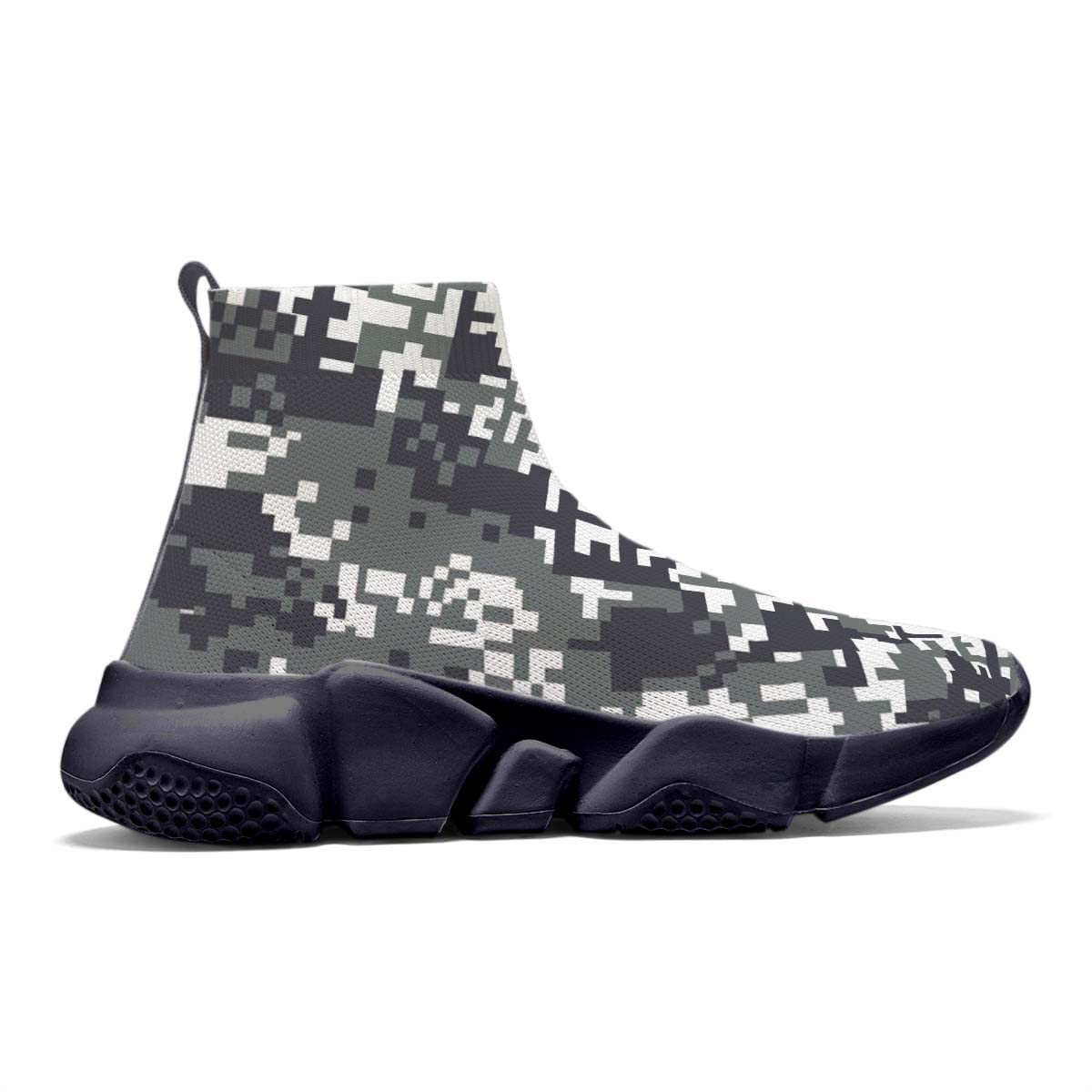Hetios Men's Camouflage Running Shoes - Lightweight Breathable Walking Shoes for Workout & Casual Wear | Non-Slip Sock Sneakers for Gym, Hiking & Outdoor Activities