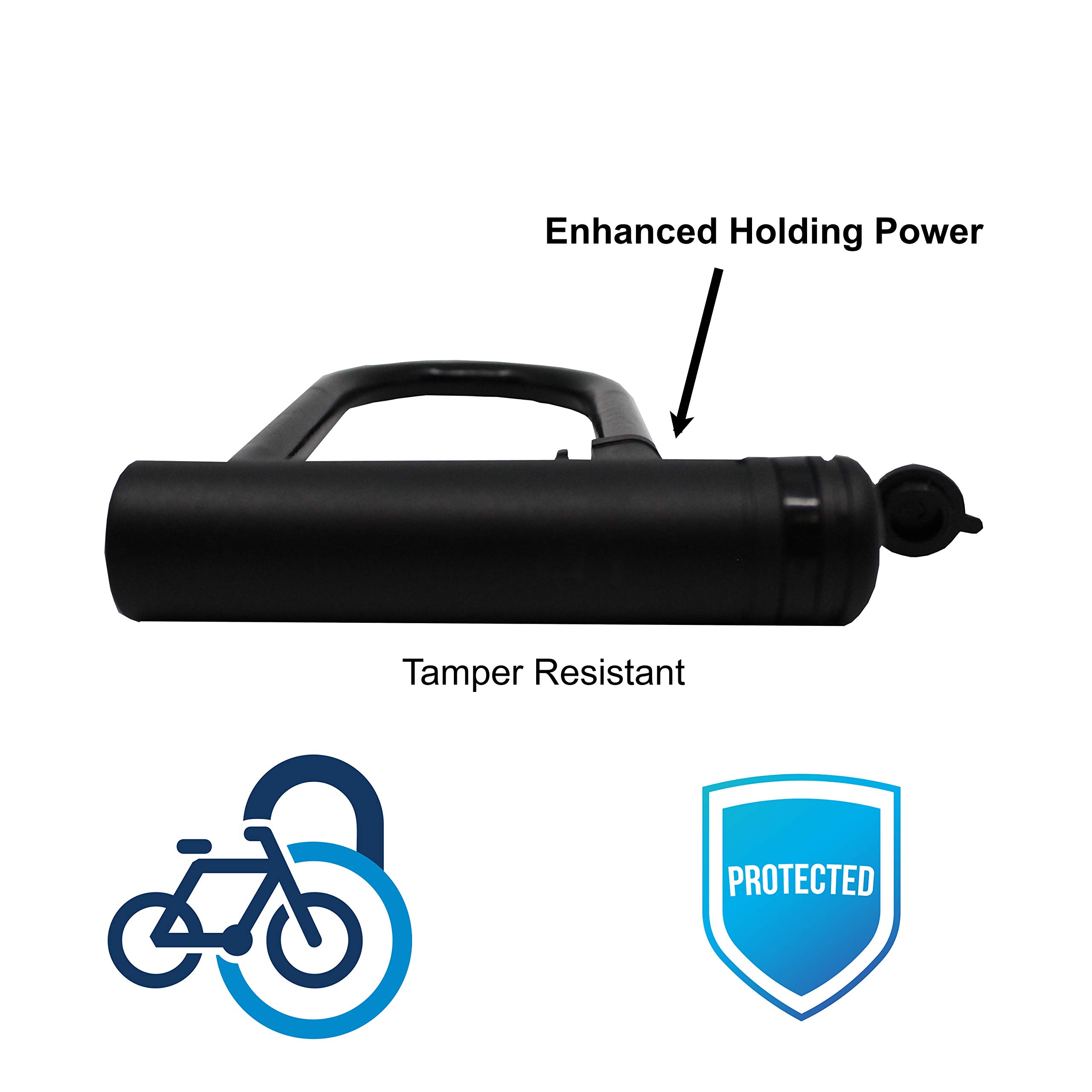 Kingman Heavy Duty Small U Lock - High Security Bicycle Lock for Mountain Bikes, Road Bikes & Commuting - Anti-Theft Protection for Urban & Outdoor Cycling
