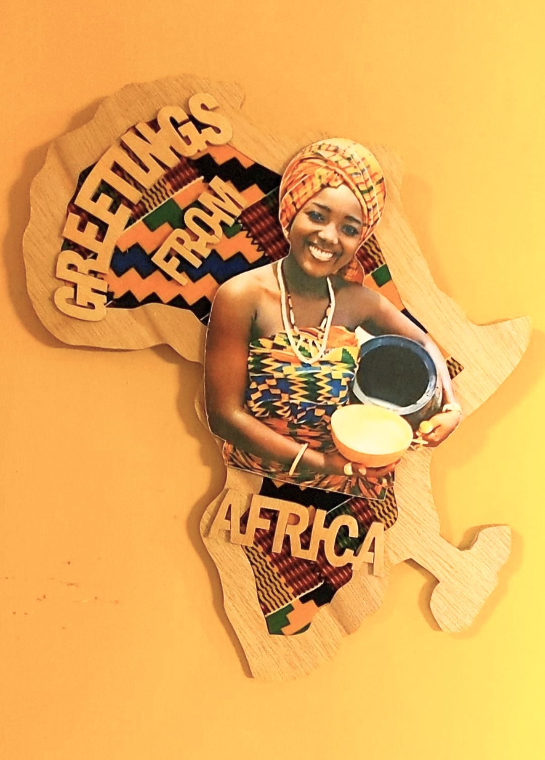 Authentic African Artwork DPARTMP24 - Handcrafted Wall Decor for Home & Office | Perfect for Living Room, Bedroom, or Gift