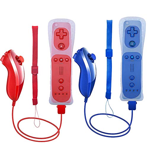 Deep blue and red