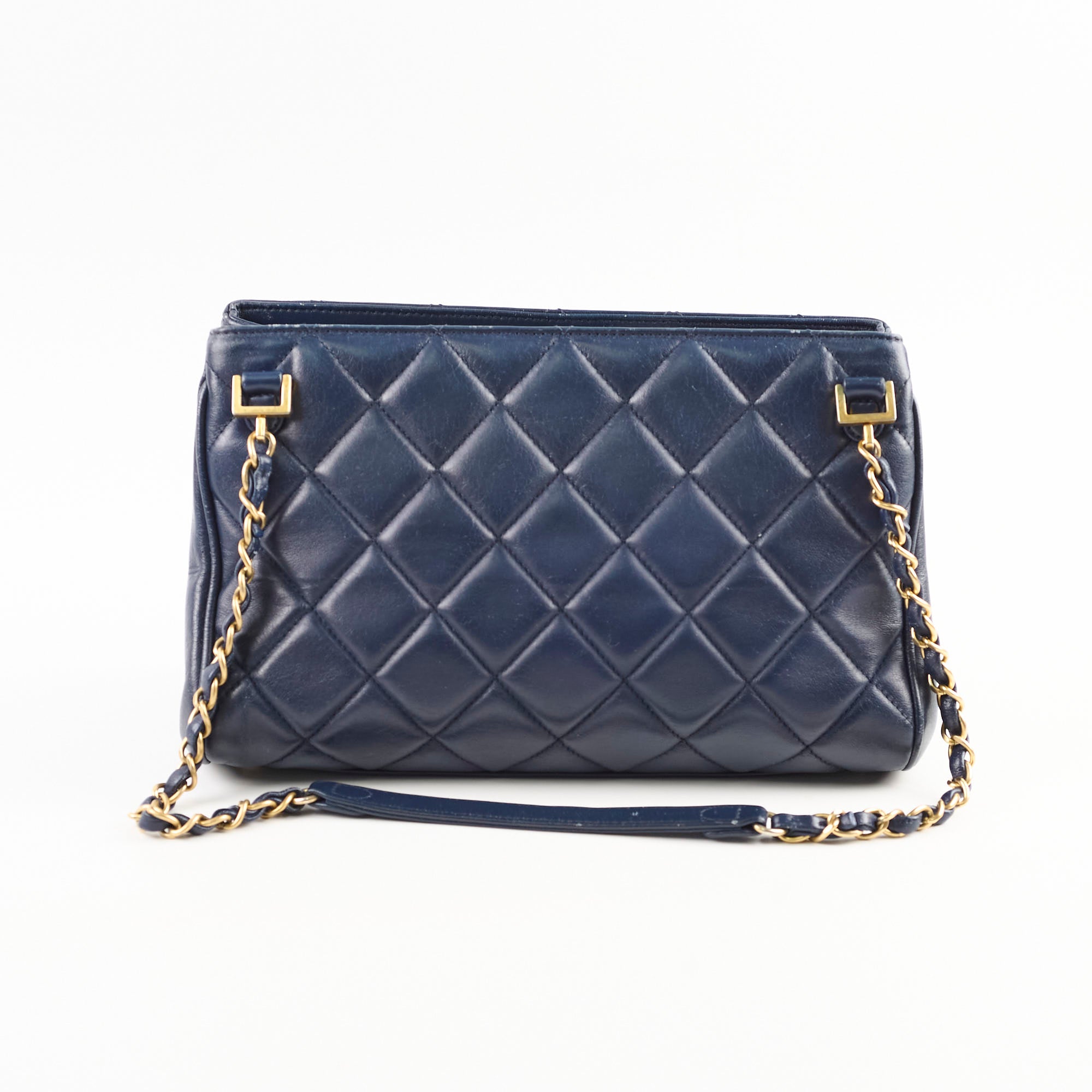 Chanel Navy Blue Seasonal Shoulder Bag for Women | Luxury Designer Handbag for Casual Outings, Parties & Travel | Fashionable Crossbody Purse with Adjustable Strap