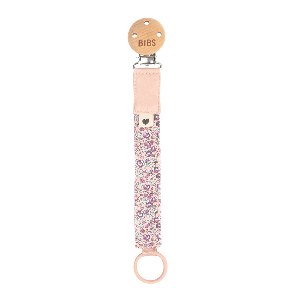 BIBS x Liberty Pacifier Clip - Stylish Baby Accessory for Secure Pacifier Attachment | Perfect for Strollers, Car Seats & Diaper Bags