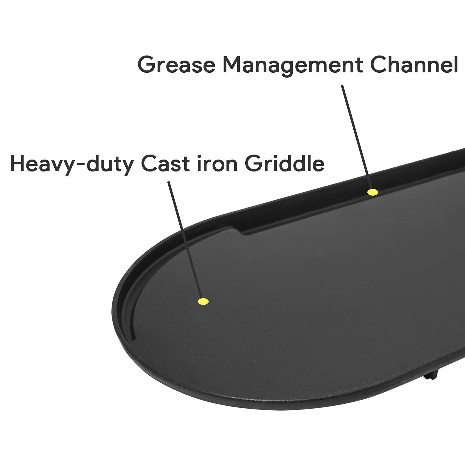 **Coleman Roadtrip 285 Full-Size Cast Iron Griddle with Non-Stick Surface & Carry Bag – Perfect for Camping, Grilling, and Outdoor Cooking**