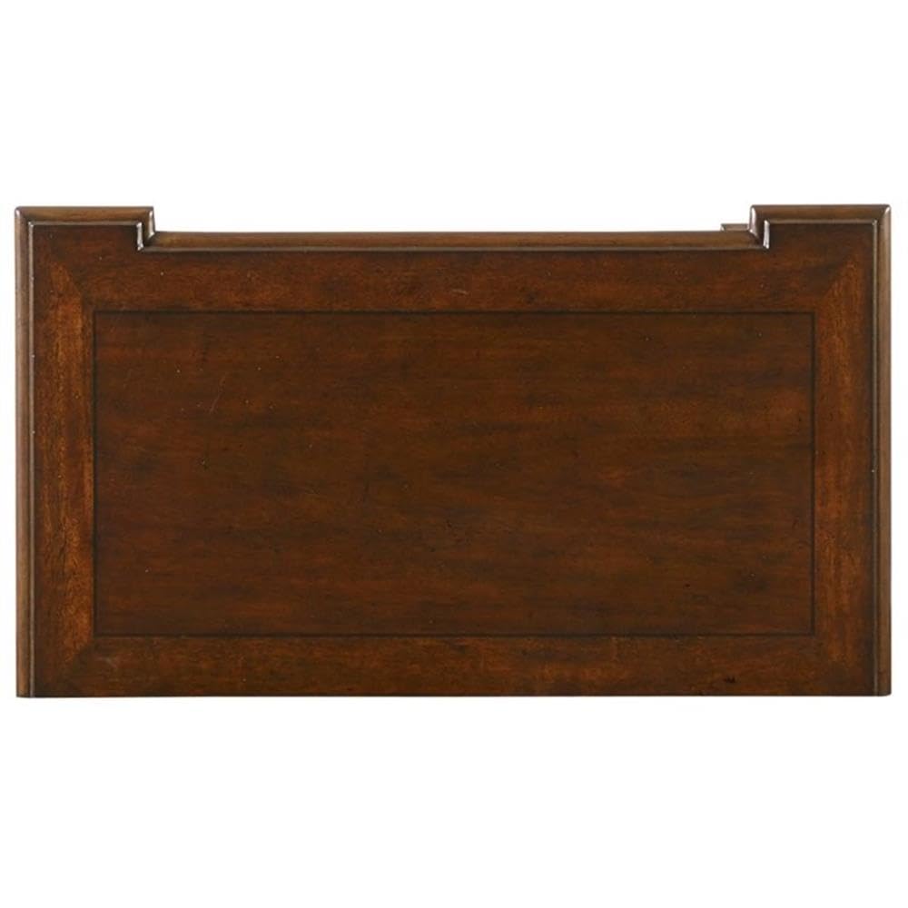Beaumont Lane Traditional Wooden Nightstand - Mahogany Finish Bedside Table with Drawer for Bedroom, Living Room & Guest Room Storage