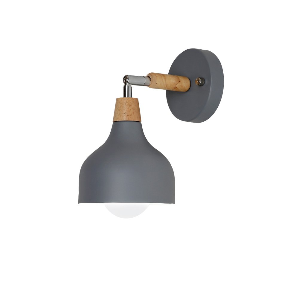 Adjustable Modern Metal Wall Sconce - Single Head Contemporary Wall Light for Living Room, Bedroom, Bathroom & Kids Room - Indoor/Outdoor Decorative Lighting - Perfect for Ambient Lighting, Hallway Illumination & Home Decor