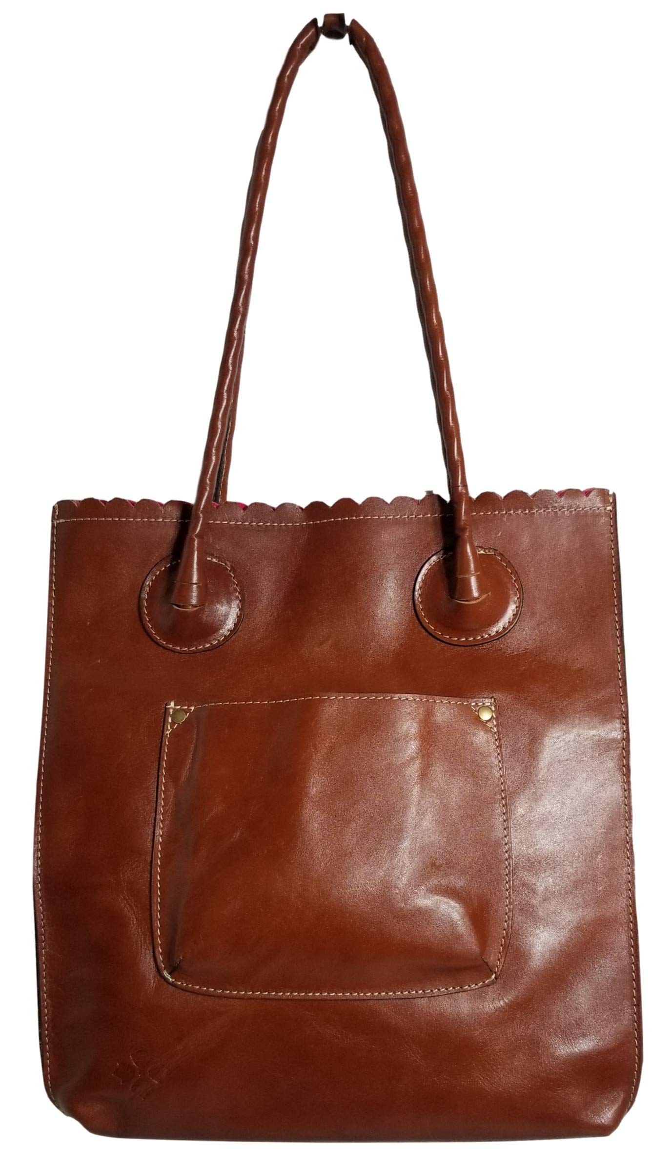 Premium Burnished Tooled Leather Cavo Tote Bag for Women - Stylish & Durable Handbag for Work, Travel & Everyday Use
