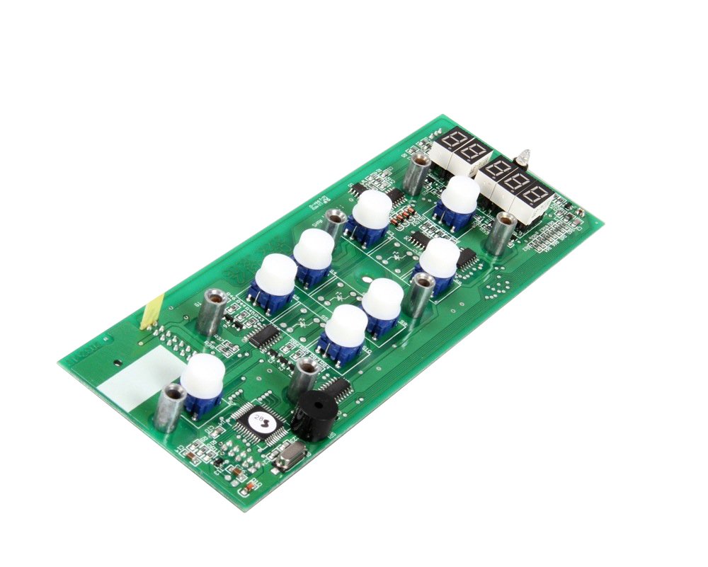 Fetco 108038 8-Key Display Board Switch - Commercial Coffee Machine Control Panel Replacement Part for Restaurants & Cafes