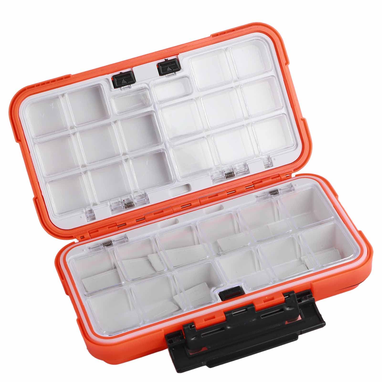 Waterproof Fishing Tackle Box Organizer with Built-in Sliding Switch - Durable Lure & Hook Storage Case for Bass, Trout & Saltwater Fishing - Perfect for Boat, Kayak & Shoreline Fishing Trips