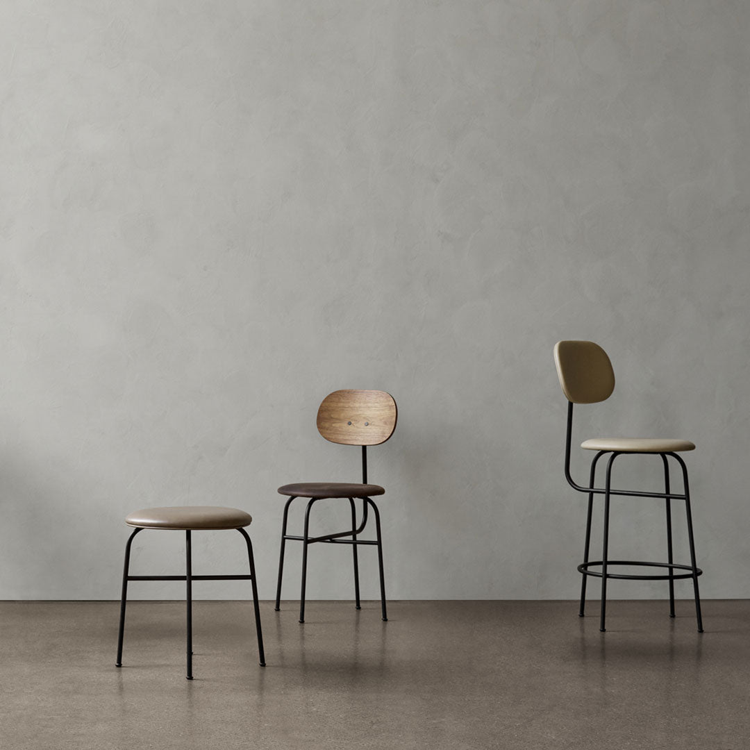 Afteroom Counter Chair Plus - Modern Minimalist Bar Stool for Kitchen Island, Breakfast Nook & Home Office - Adjustable Height & Comfortable Seat - Perfect for Dining, Entertaining & Small Spaces