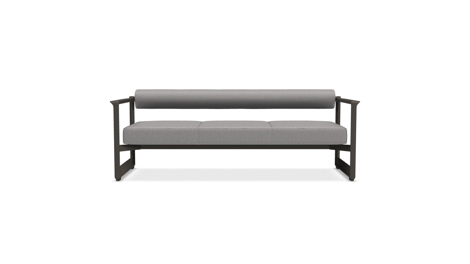 Brut Three-Seater Sofa - Modern Comfortable Fabric Couch for Living Room, Lounge & Home Decor