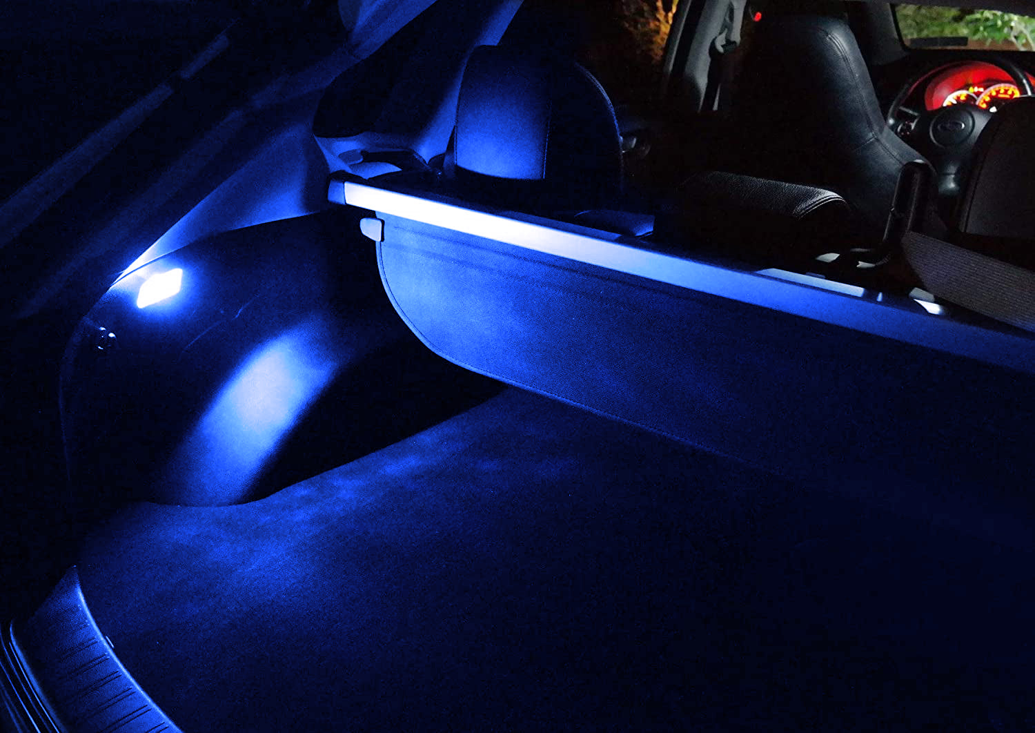 18 SMD Super Bright Blue LED Trunk Cargo Light Assembly for Honda Acura - Perfect for Nighttime Visibility & Car Interior Lighting