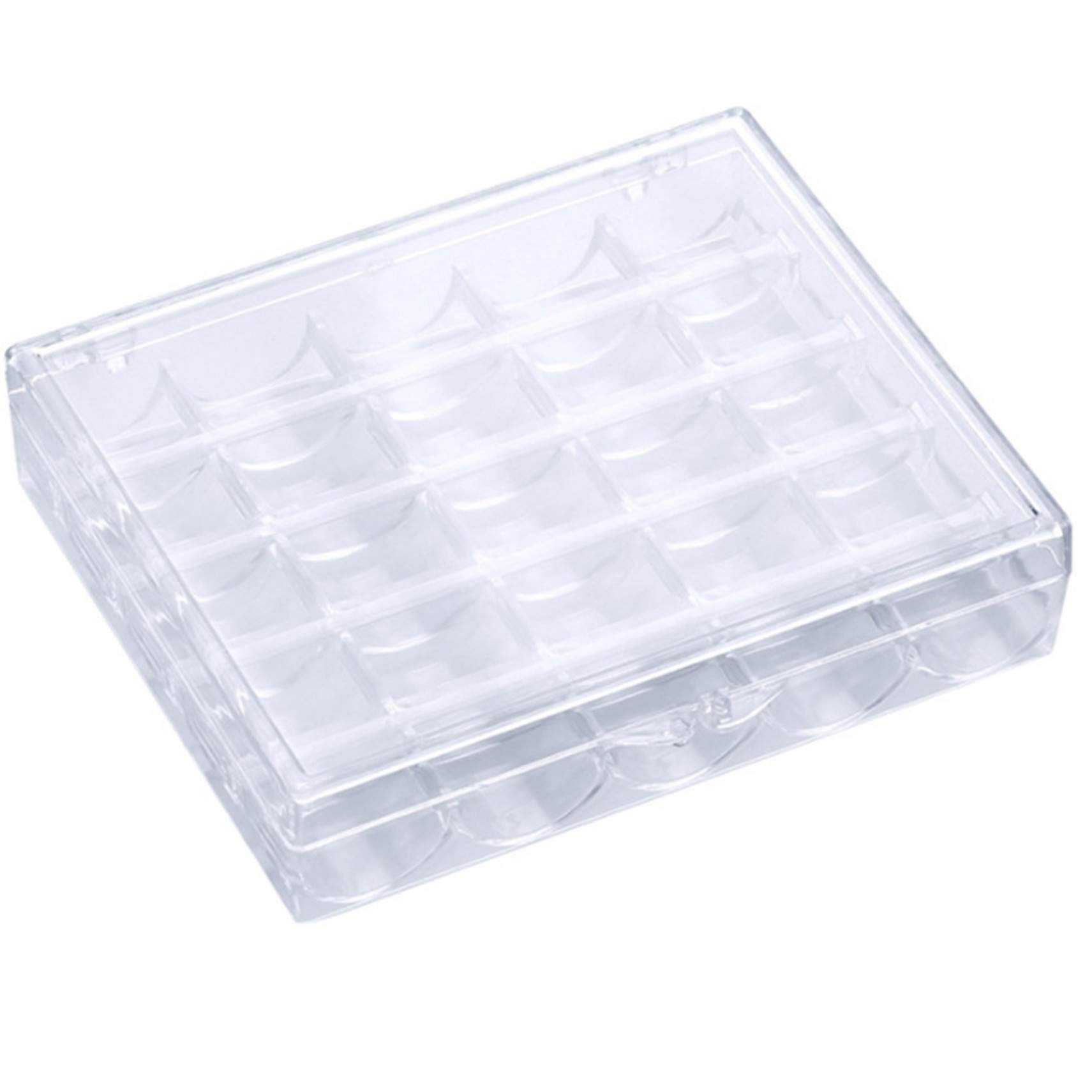 25 Slots Empty Bobbins Spools Box - Plastic Storage Case for Sewing Machine & Craft Supplies | Perfect for Organizing Threads, Needles & Sewing Accessories at Home or Workshop