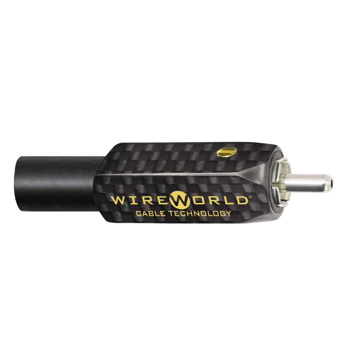 Premium Silver Tube Carbon Fiber RCA Audio Cable - High-Quality Interconnect for Turntables, CD Players & Hi-Fi Systems - Perfect for Audiophiles & Home Theater Setups