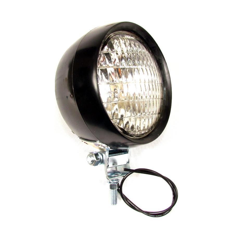 Fortpro 4-3/4 Inch Round Work Light with Clear Lens & Durable Rubber Housing - F235269 | Ideal for Automotive Repair, Construction Sites & Emergency Lighting