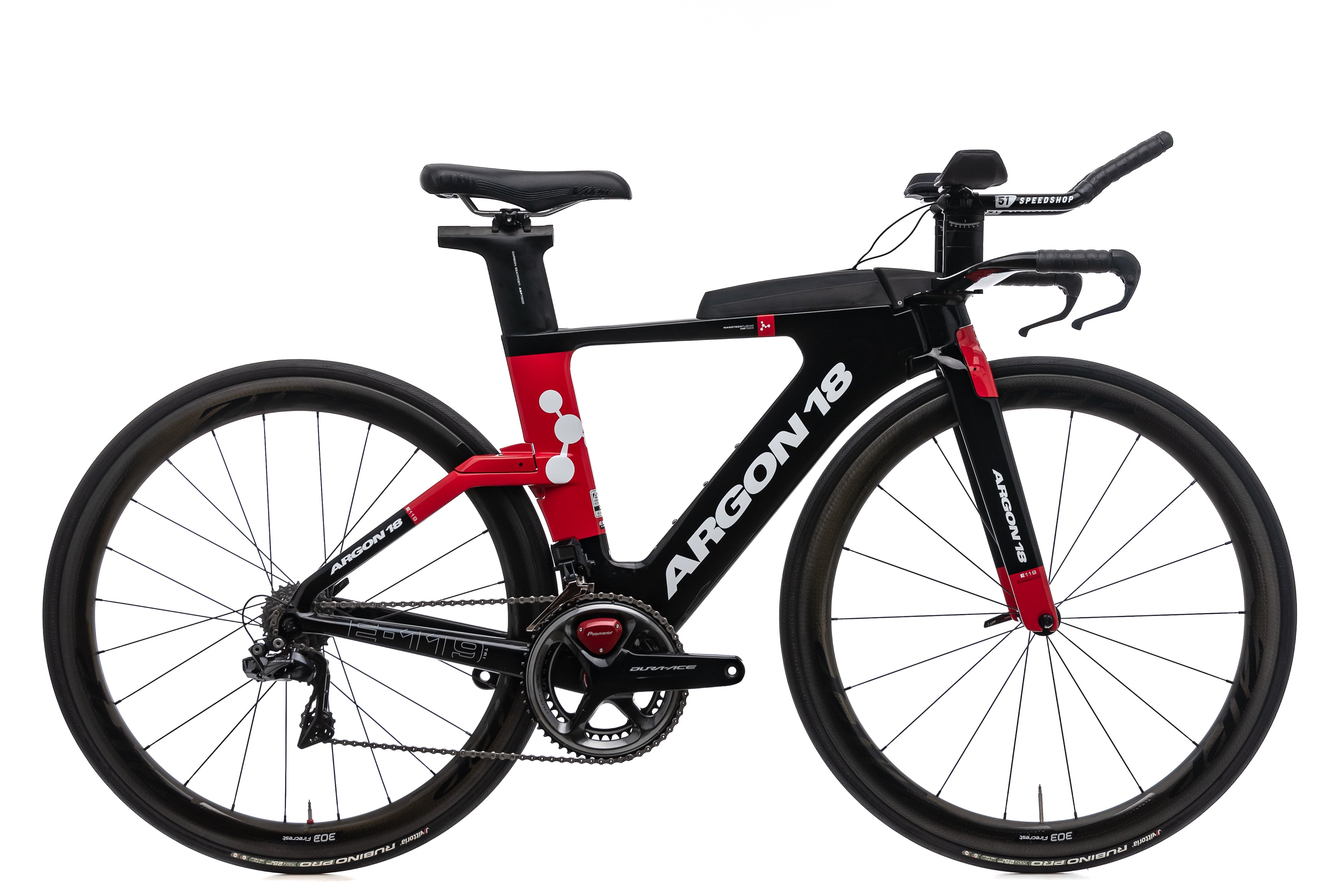 Argon 18 E-119 Tri XS Triathlon Bike 2018 - Lightweight Carbon Fiber Road Bike for Competitive Racing & Endurance Training