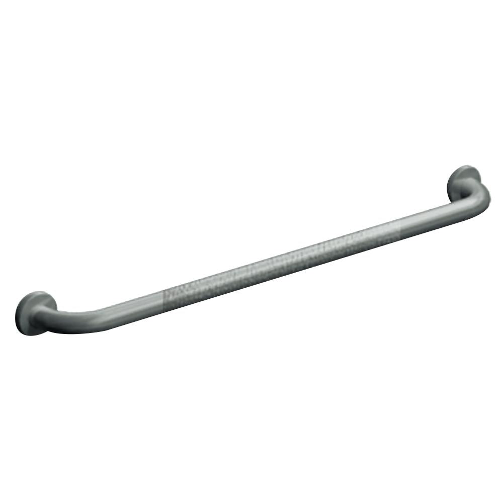 ASI 3701 18-Inch Straight Grab Bar with Snap Flange - Satin Finish - ADA Compliant Bathroom Safety Handle for Elderly & Disabled - Ideal for Showers, Bathtubs, and Toilets