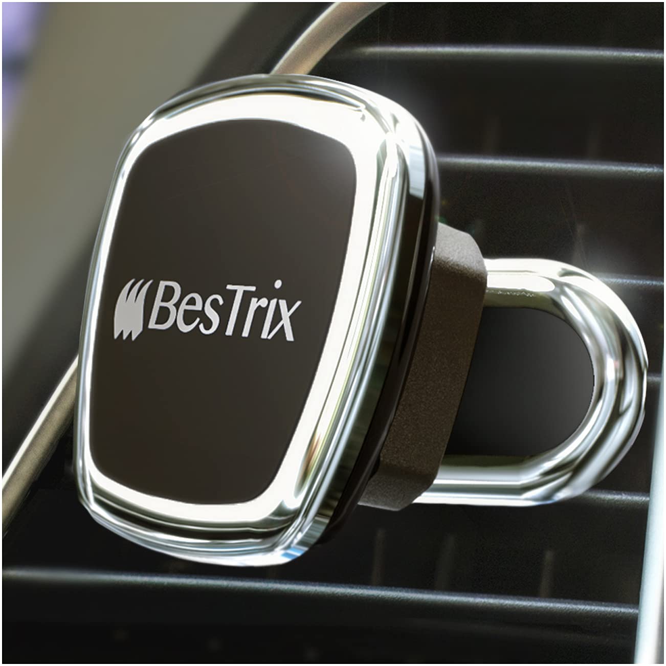 Bestrix Magnetic Phone Car Mount - Strong Magnetic Car Phone Holder for iPhone 14/13/12/11 Pro/Pro Max/XS/XR/X, Galaxy S22/S21/S20/S10/Note & More | Air Vent Mount | Secure Hands-Free Driving | Perfect for Commuting, Road Trips & GPS Navigation