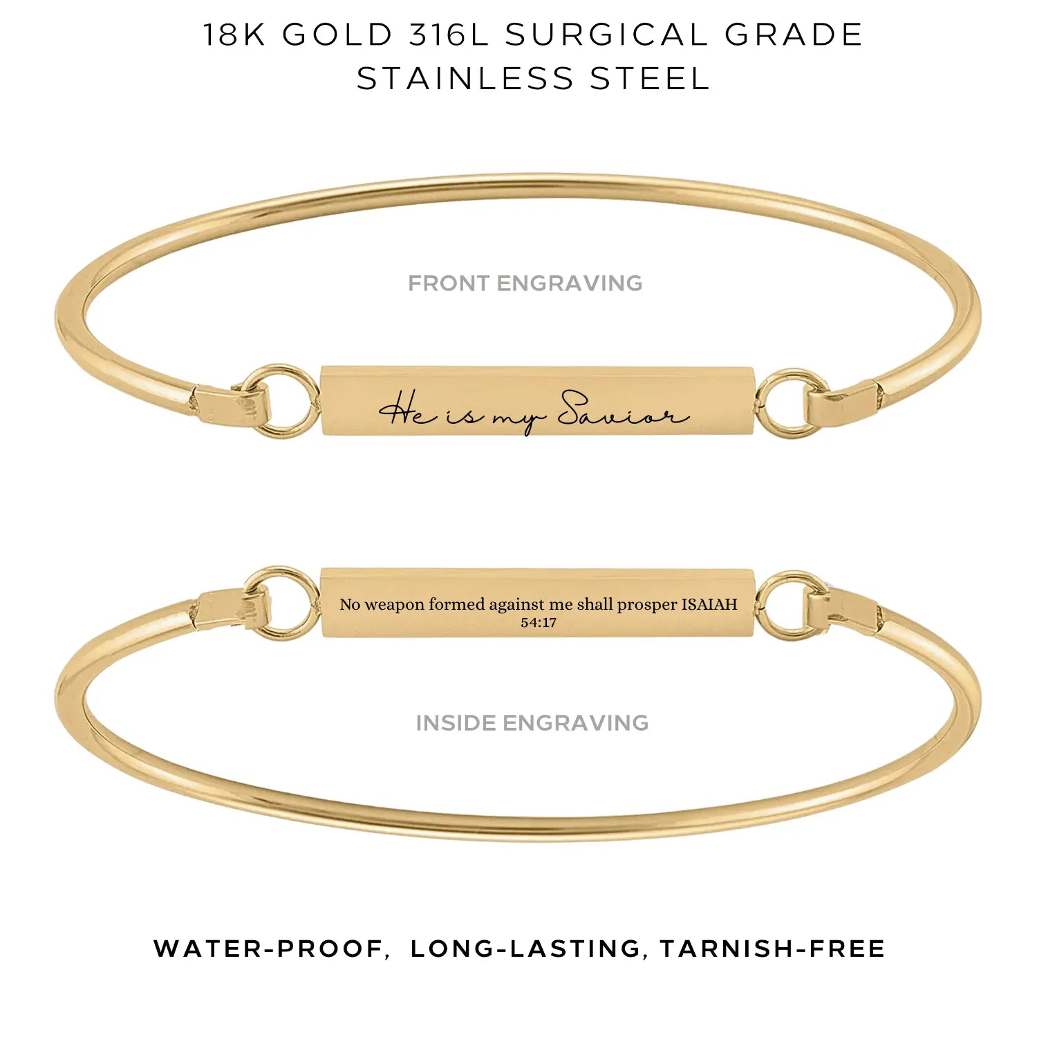Elegant 'My Story' Bangle - Personalized Jewelry Gift for Women - $35.00 - Perfect for Anniversaries, Birthdays & Special Occasions