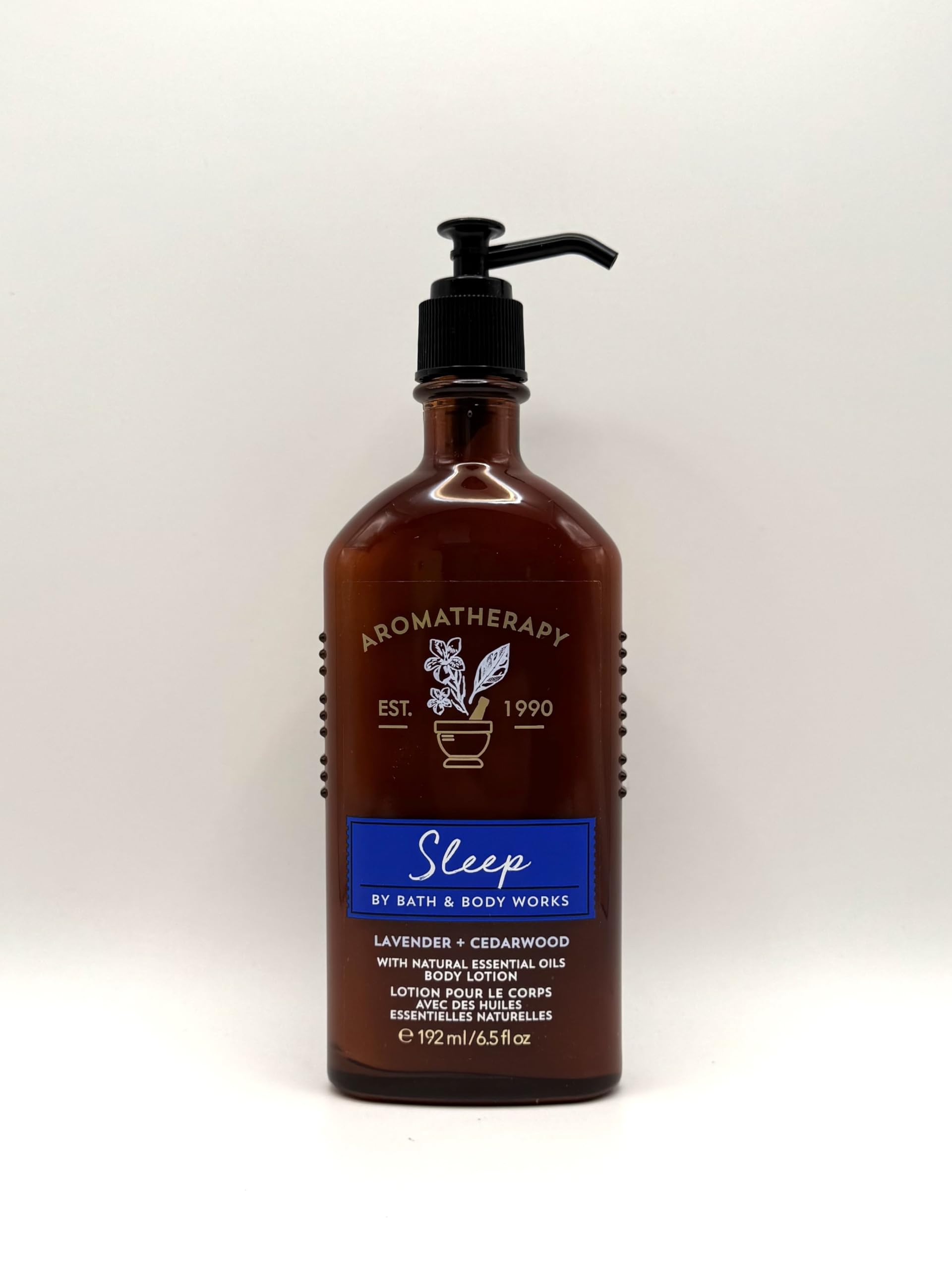 Lavender Cedarwood Aromatherapy Body Lotion for Relaxation & Moisturizing - 6.5 fl oz Bath & Body Essential Oil Lotion for Stress Relief, Massage & Nighttime Skincare Routine