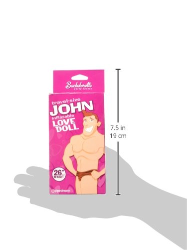 John Blow Up Doll - Compact Travel Size for Adults | Portable Inflatable Companion for Vacations, Camping & Discreet Storage