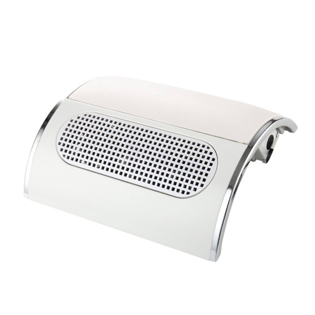 FRCOLOR Professional Nail Dryer & Vacuum Cleaner - White Portable Nail Lamp Fan for Quick Drying & Dust Removal - Perfect for Home & Salon Manicures