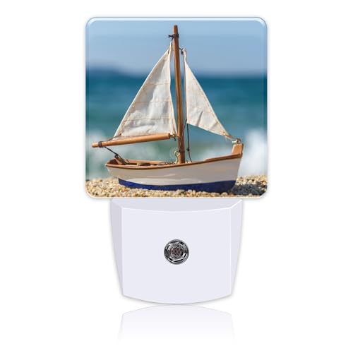 Tropical Sandy Beach and Sailboat