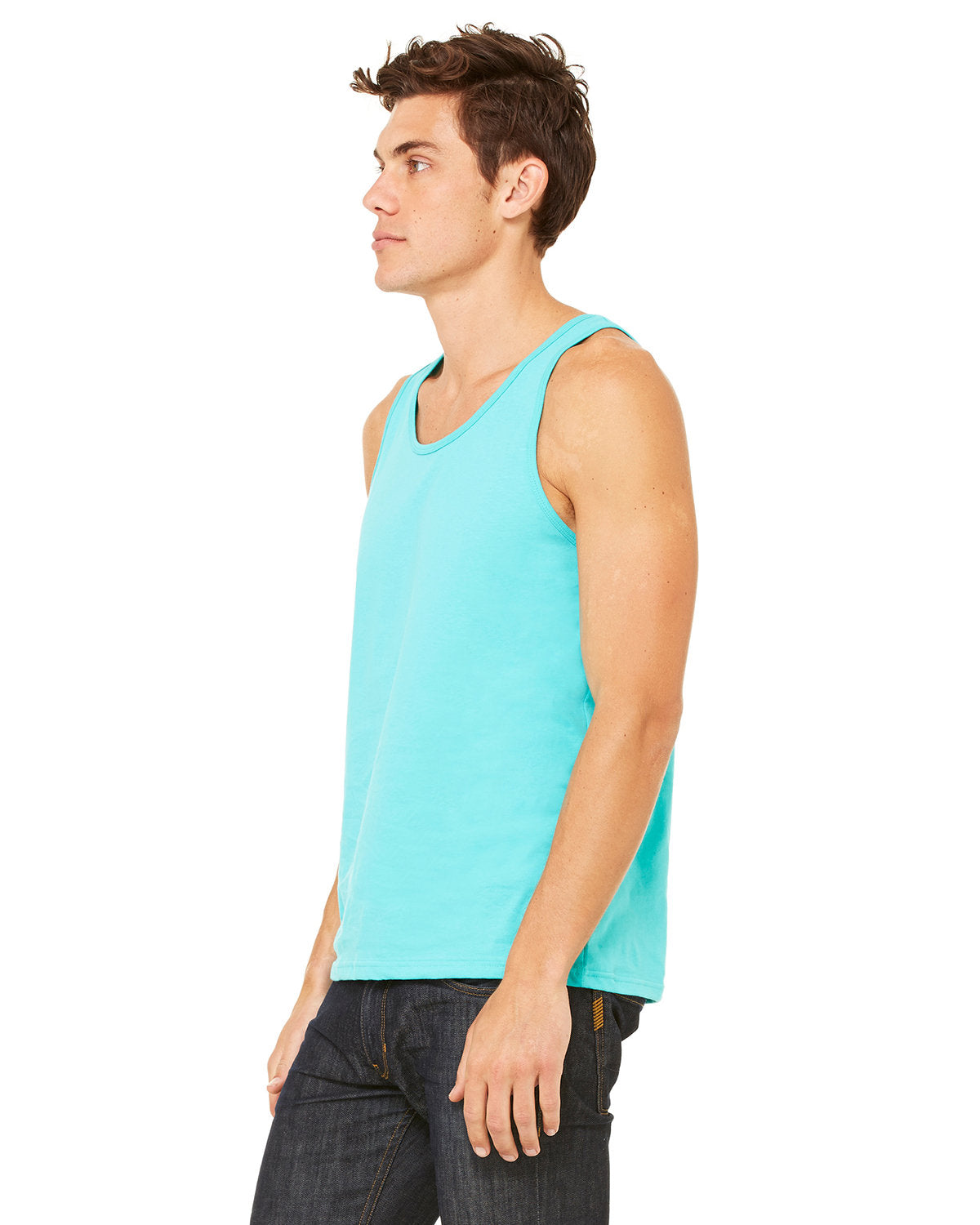 Bella + Canvas 3480 Unisex Jersey Tank Top - Soft Cotton Comfort Fit Sleeveless Shirt for Men & Women - Perfect for Gym, Yoga, Summer Outfits & Casual Wear