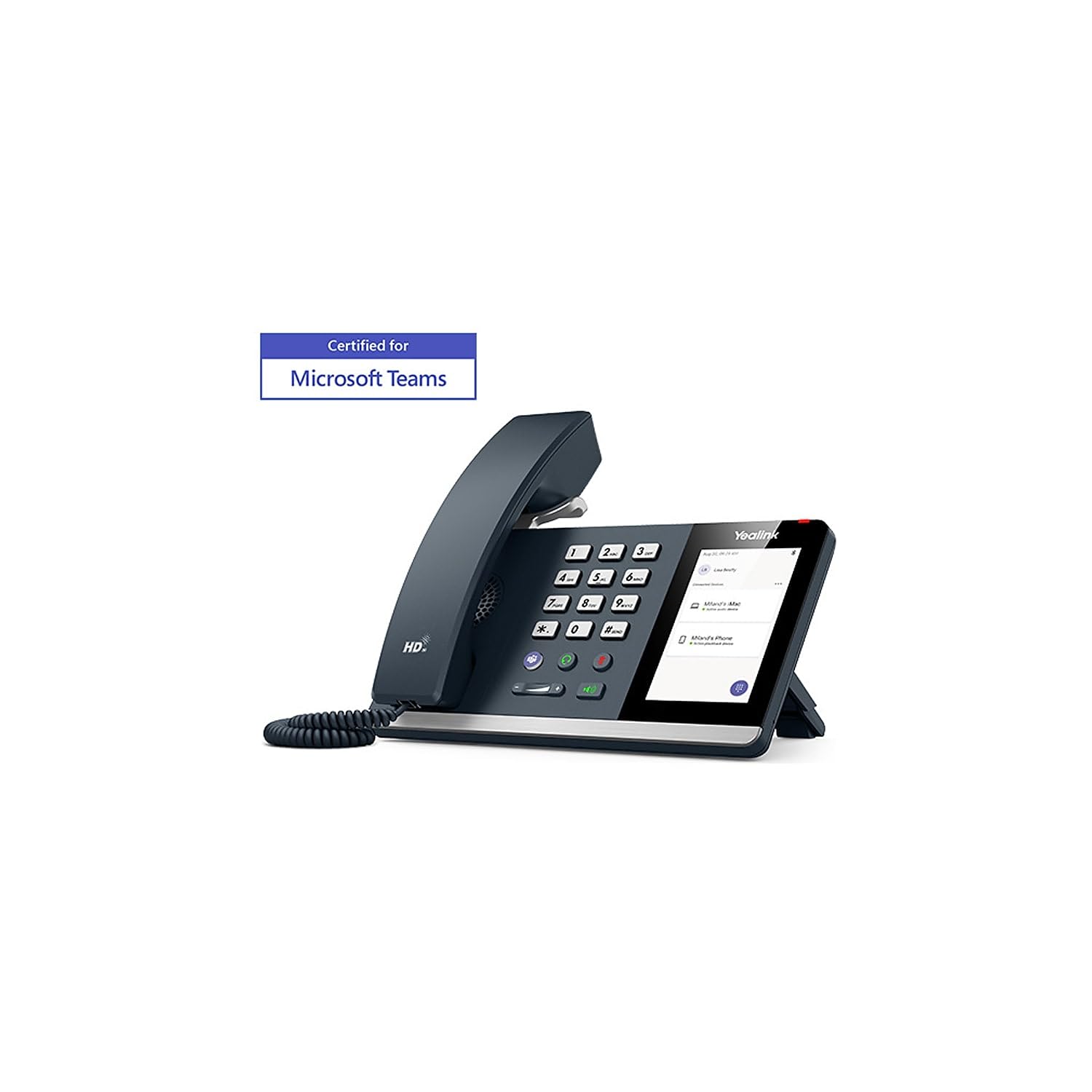 Yealink MP50 USB Business Phone - Microsoft Teams & UC Compatible for Office Communication & Remote Work