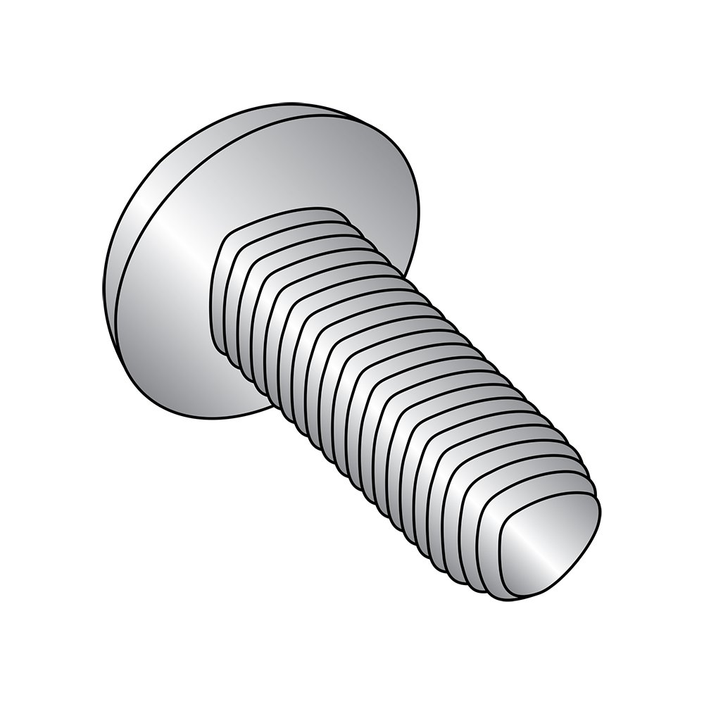 18-8 Stainless Steel Thread Rolling Screw #4-40, Pan Head Phillips (100-Pack) for Metal Assembly