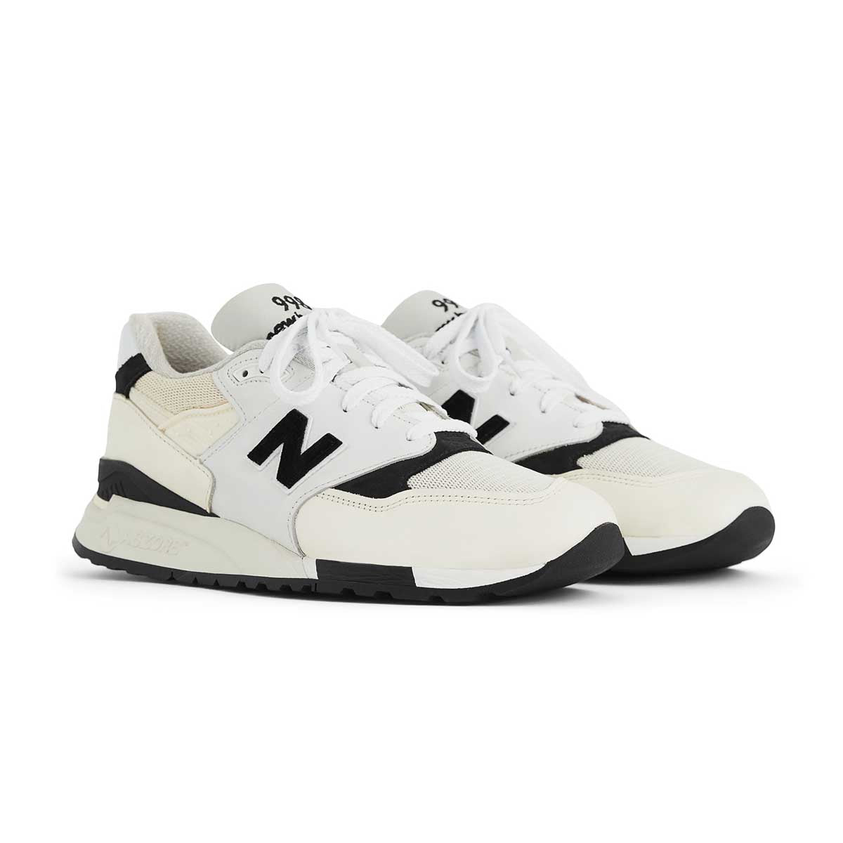 998 'White Black' - High-Quality Sneakers for Men & Women | Comfortable Athletic Shoes for Running, Walking & Casual Wear