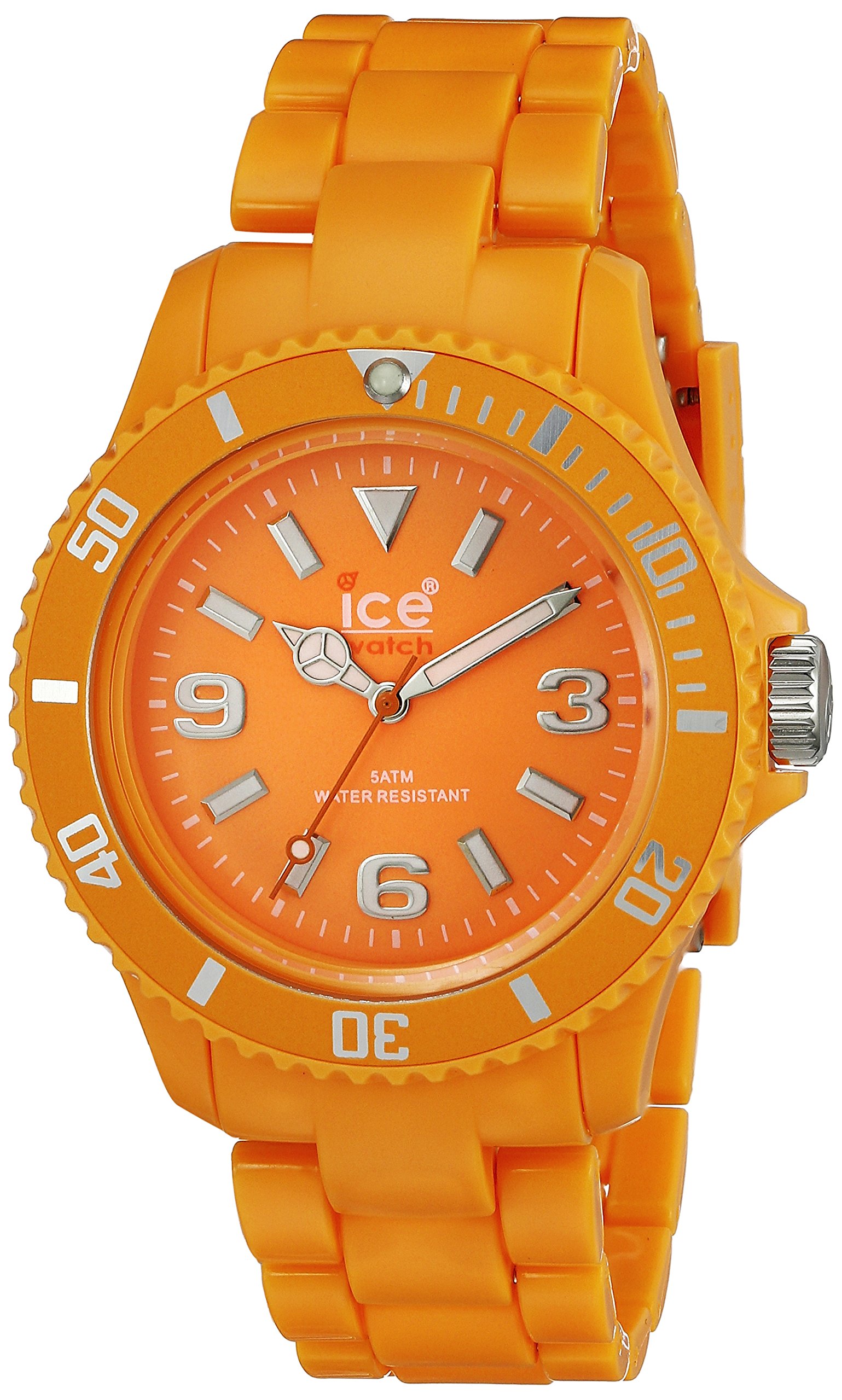 Ice-Watch Women's Classic Fluo Orange Polycarbonate Watch - Stylish Waterproof Wristwatch for Women, Fashion Accessory for Everyday Wear, Sports & Outdoor Activities