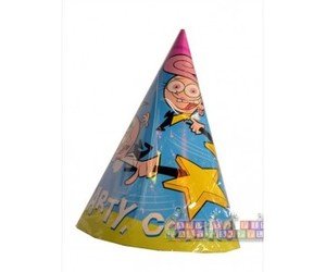 Fairly Odd Parents Party Hats for Kids Birthday Celebrations