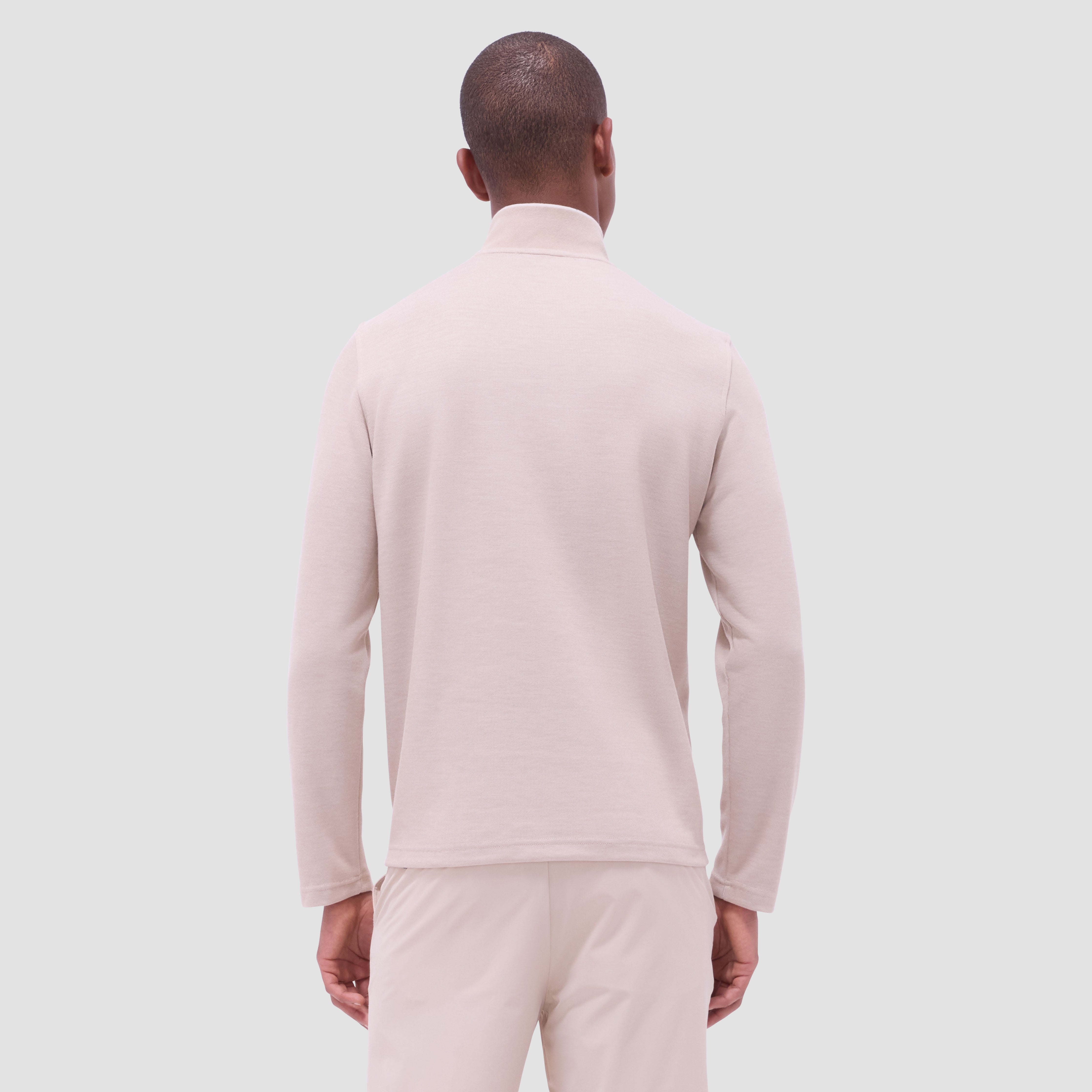 Men's Jacquard Performance Quarter Zip Pullover - Lightweight, Breathable & Moisture-Wicking - Ideal for Golf, Hiking & Outdoor Activities