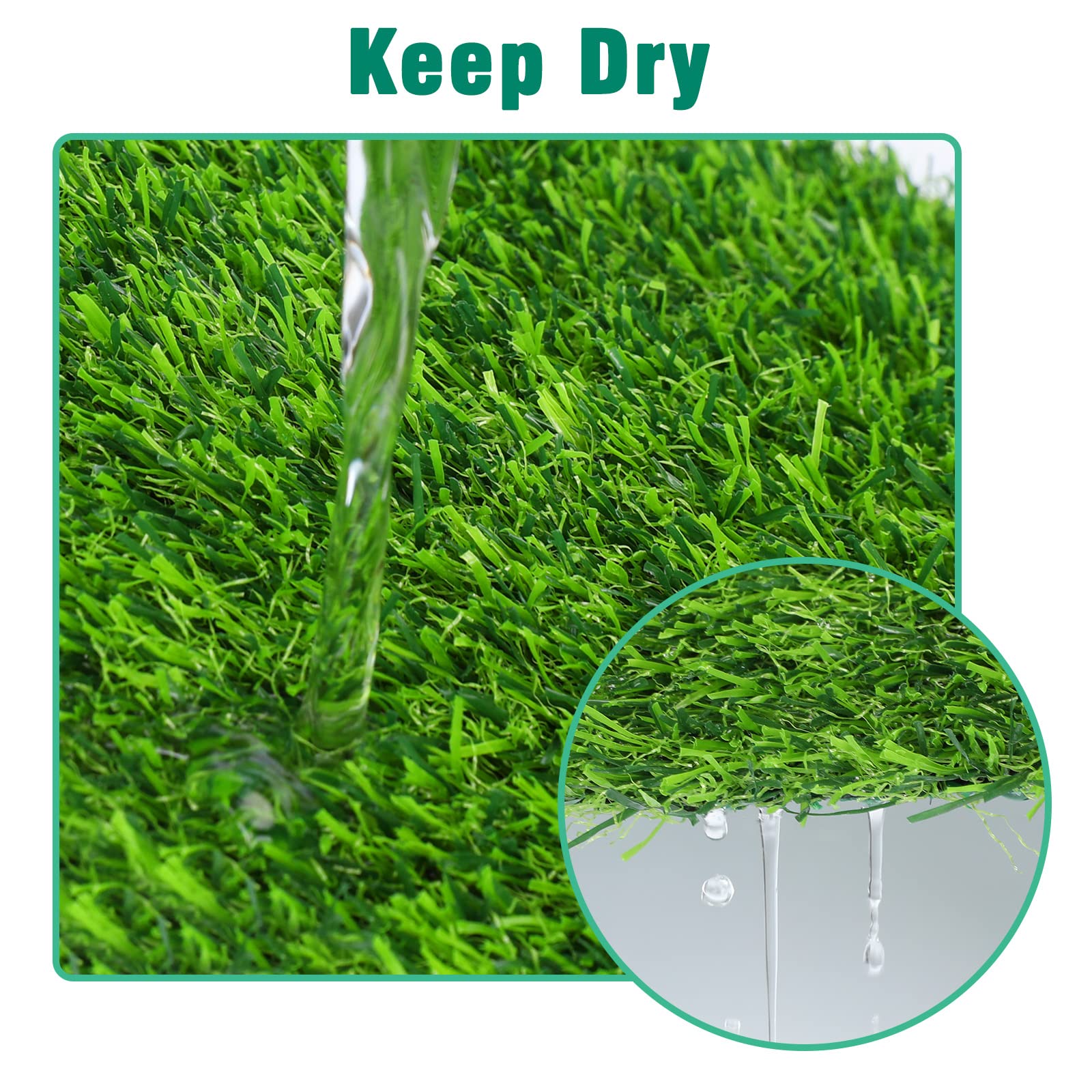 8 Pack Washable Artificial Grass Chicken Nesting Box Pads - 12