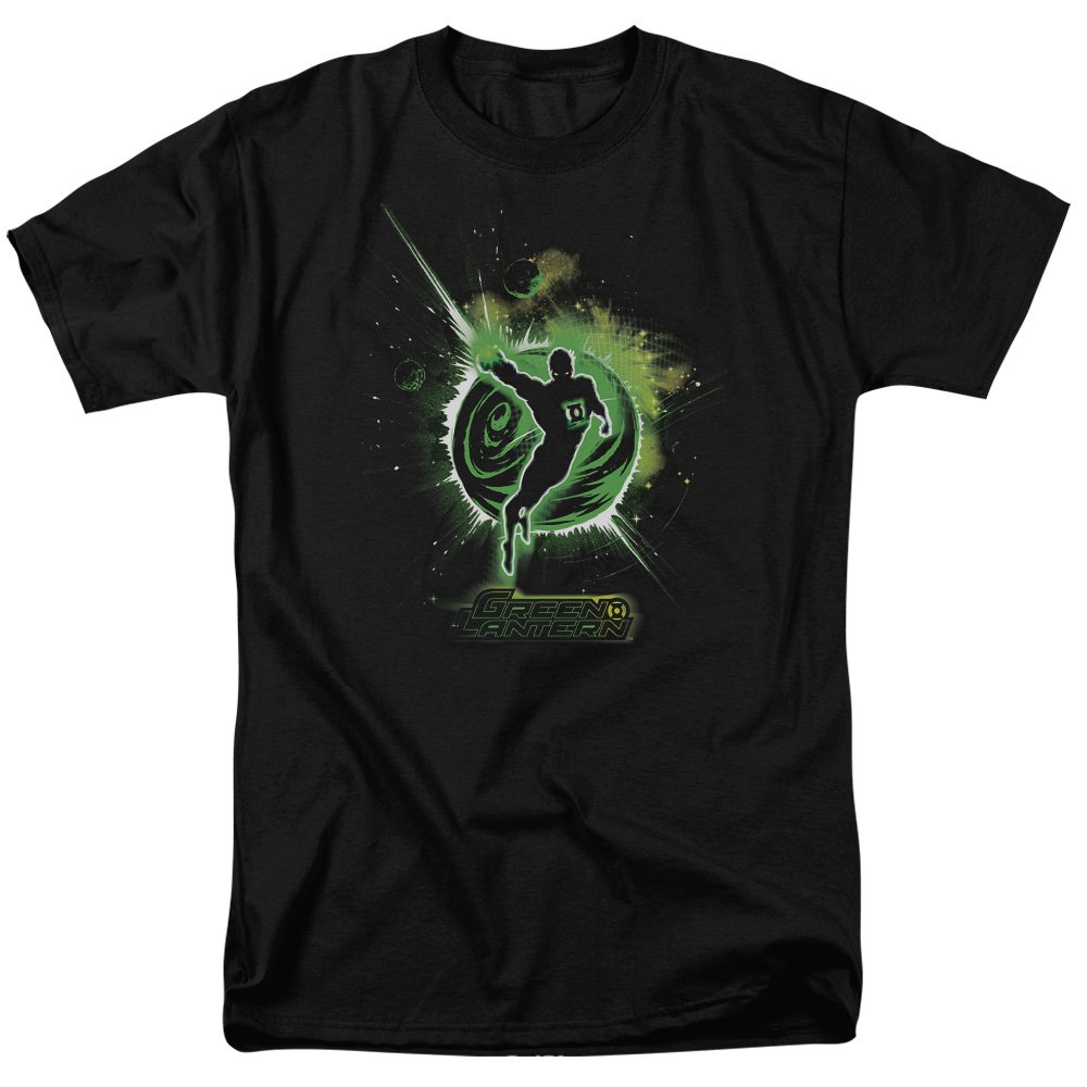 Green Lantern Shadow Lantern Officially Licensed Adult T-Shirt | DC Comics Superhero Graphic Tee | Casual Wear & Cosplay Costume