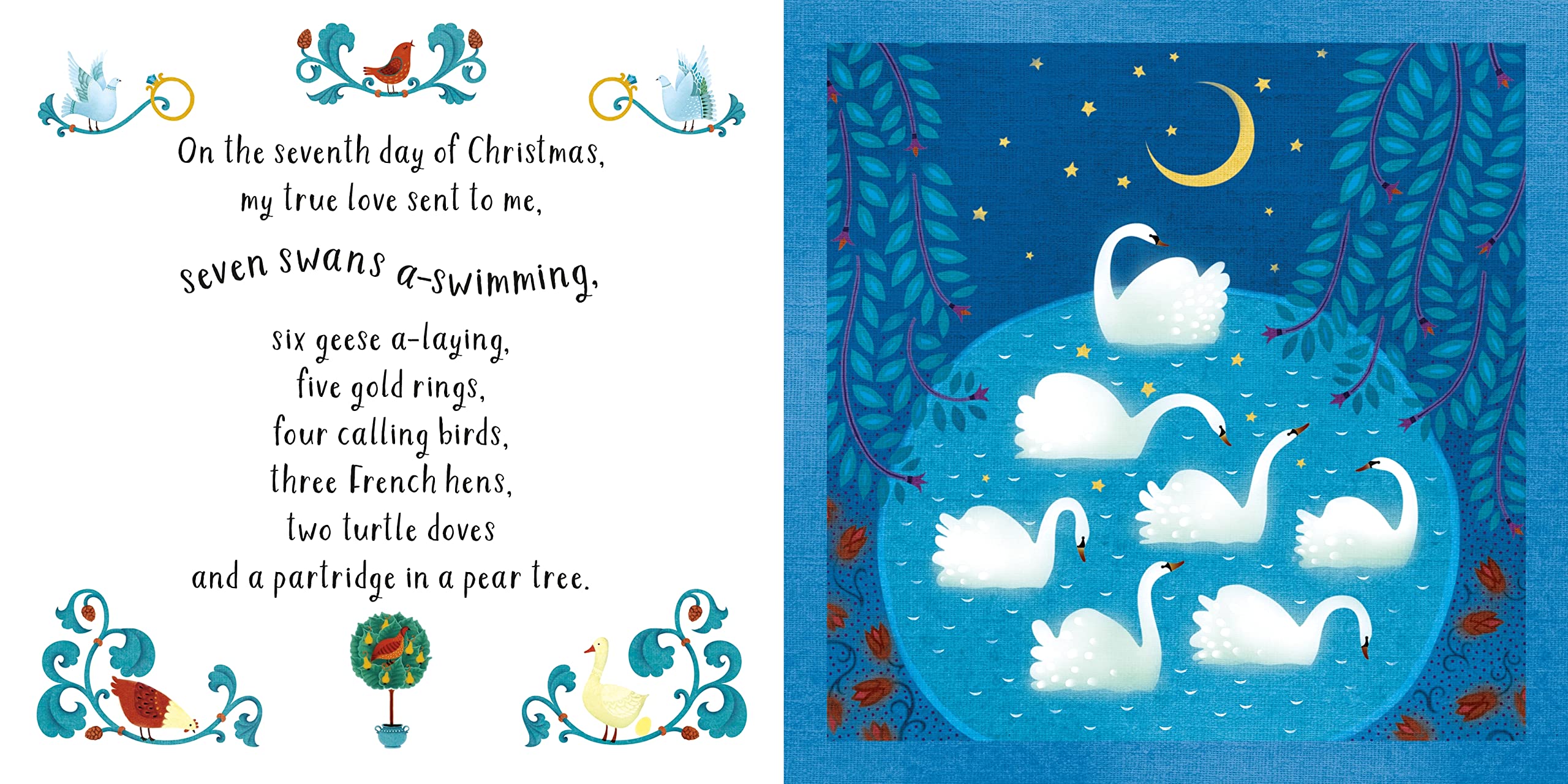 The Twelve Days of Christmas - Little Board Book for Kids | Perfect for Holiday Gifts, Storytime & Early Learning