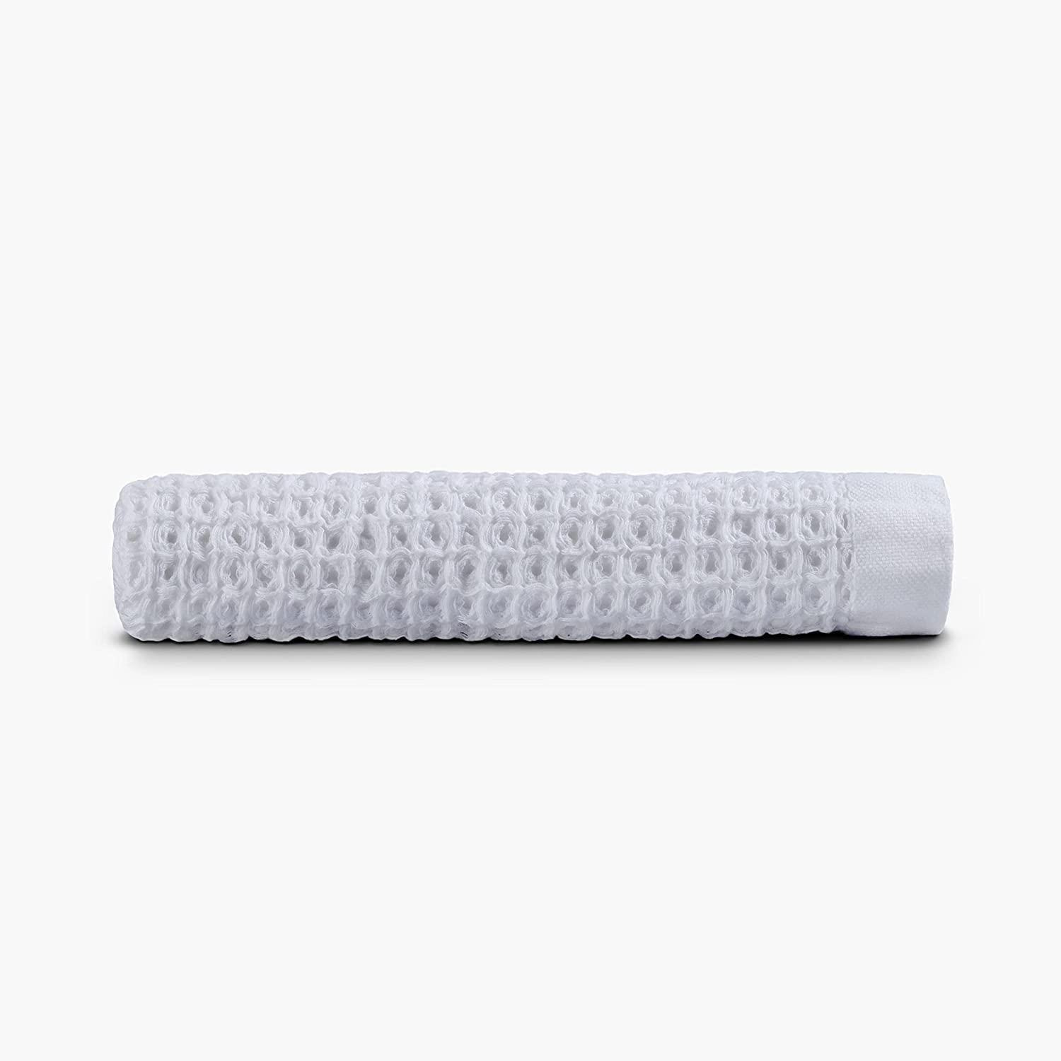 Premium Silver Infused Waffle Weave Towel - 100% USA Grown Supima Cotton, Ultra Absorbent & Quick Drying - Luxury Bath & Spa Towel for Home, Hotel & Gym Use (White)