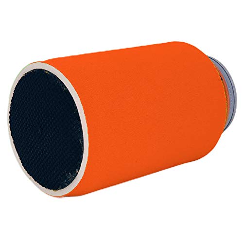 Mountain Bear Full Bottom Can Cooler - Insulated Can Holder for Beer & Soda (Orange, 1-Pack) - Keep Drinks Cold at BBQs, Picnics & Outdoor Parties