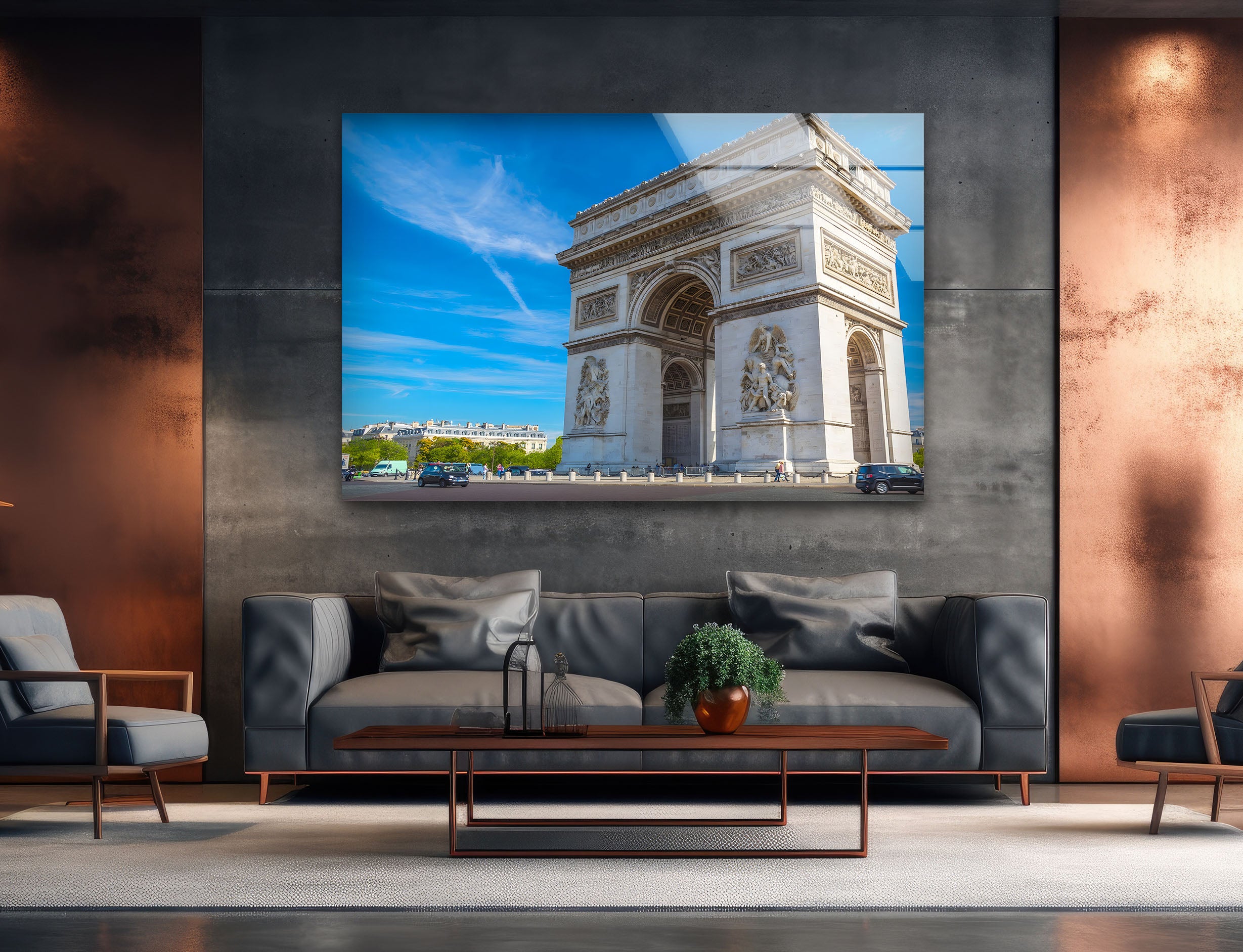 Arc de Triomphe Paris Replica - Classic French Landmark Sculpture for Home Decor, Office Display & Gift Giving