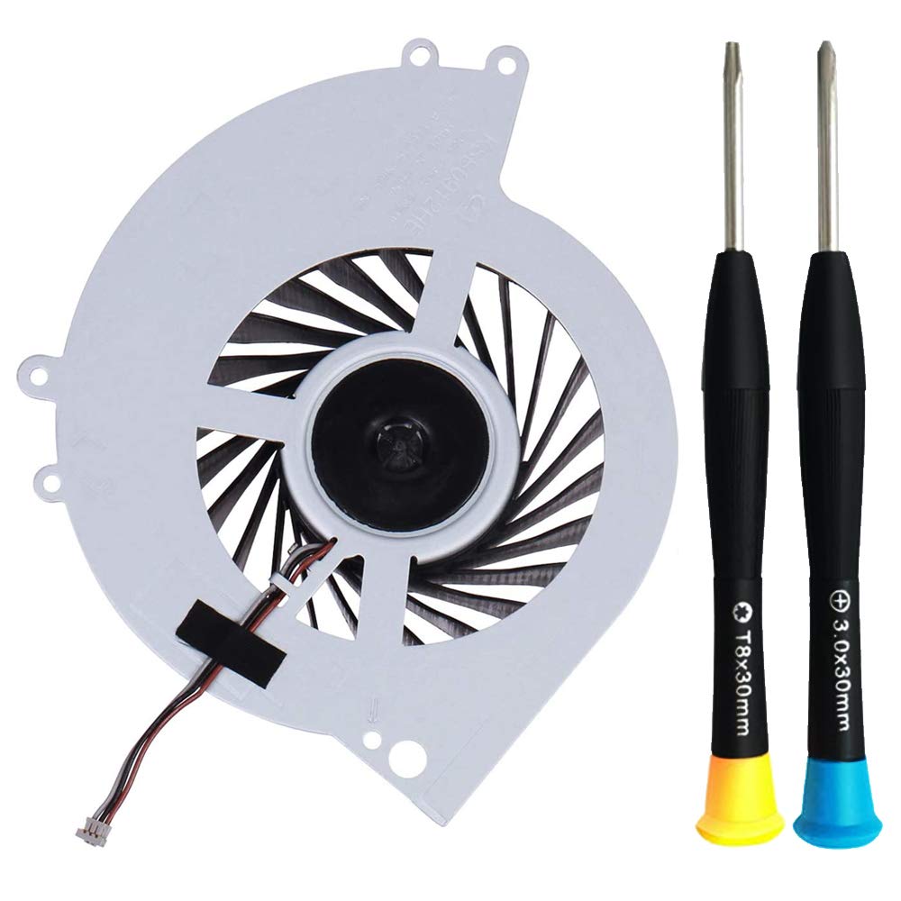 MMOBIEL Internal Cooling Fan Replacement for Playstation PS4 CUH-12xx - KSB0912HE-CK2MC with TR8 Screwdriver Included | Fix Overheating & Improve Gaming Performance