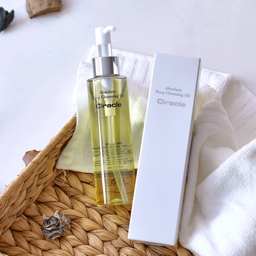 Ciracle Absolute Deep Cleansing Oil 3-Pack Set - Gentle Makeup Remover & Pore Cleanser for Daily Skincare Routine