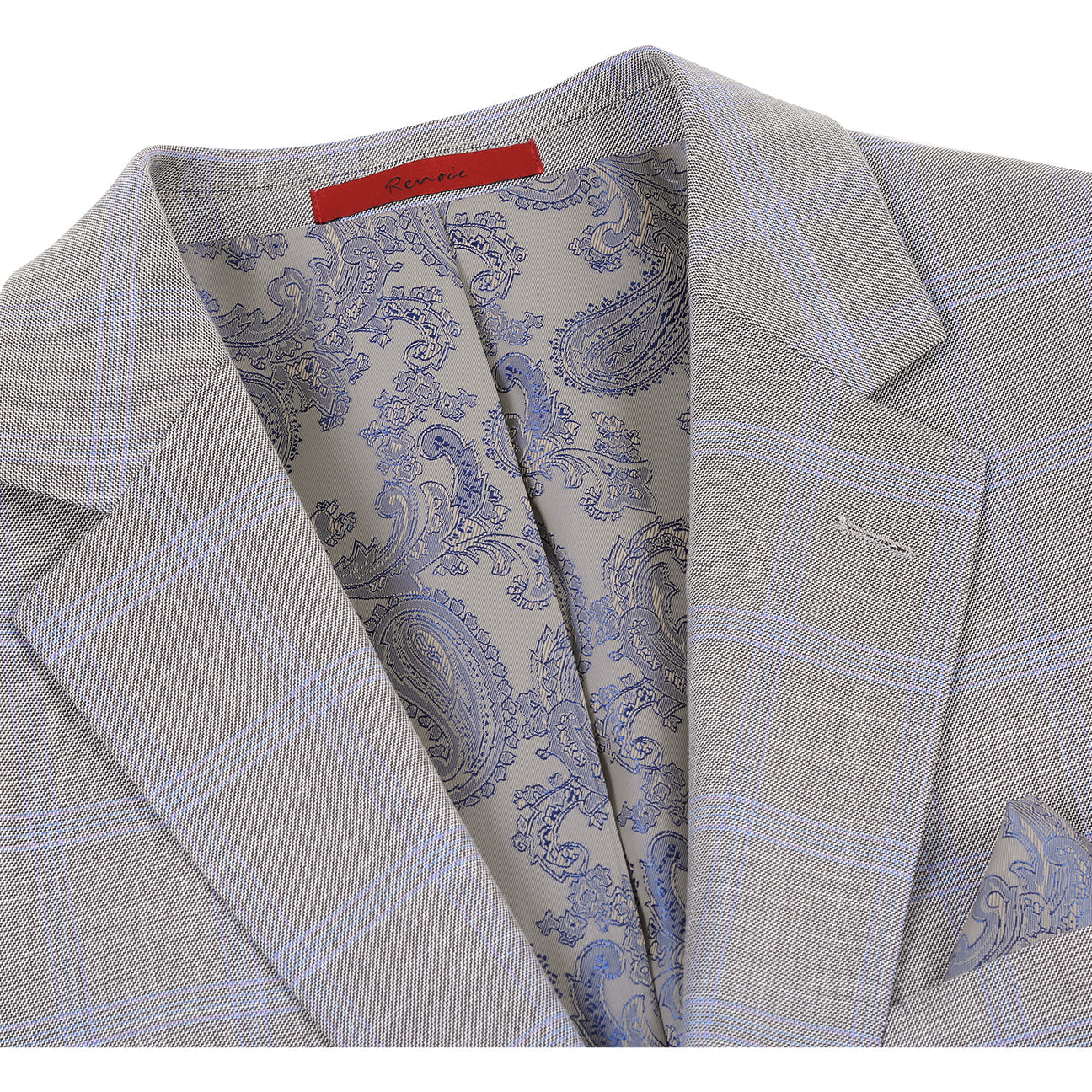 Alessandro Vitello by Renoir Classic Fit Gray Suit - Size 53 | Premium Men's Business Attire for Office, Weddings & Formal Events