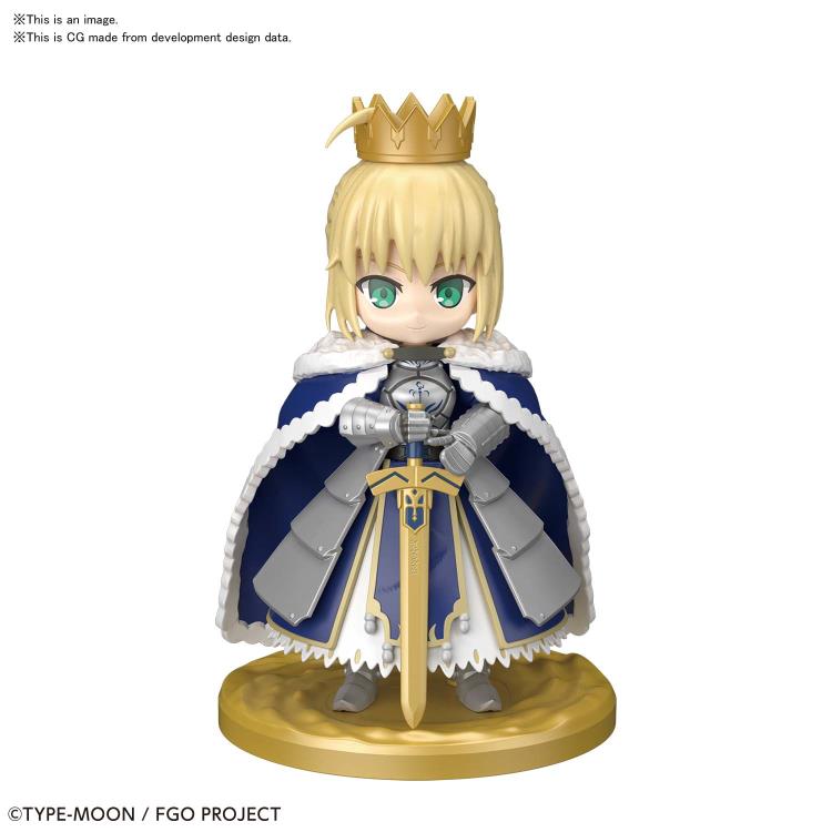 Bandai Petitrits #08 Fate/Grand Order Saber Altria Pendragon Action Figure Model Kit - Collectible Anime Character for Display & Gaming Enthusiasts