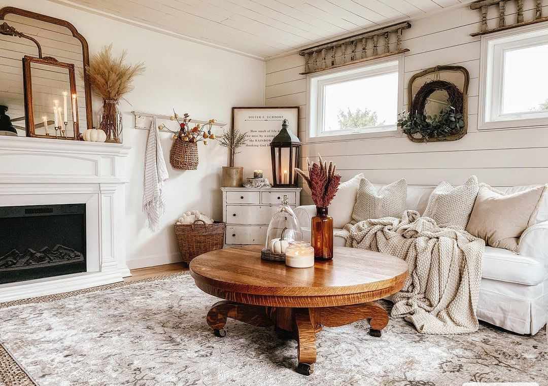 Handmade Hauteloom Claydon Moroccan Farmhouse Round Area Rug - 5'3