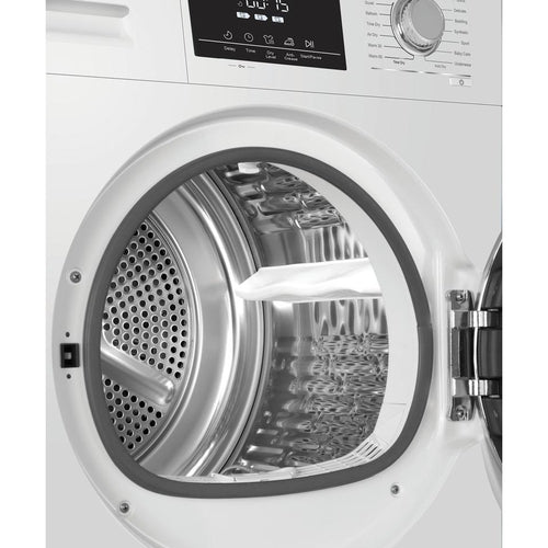 Haier 8kg Heat Pump Dryer - Energy Efficient, White (HDHP80E1) for Laundry Room & Small Spaces
