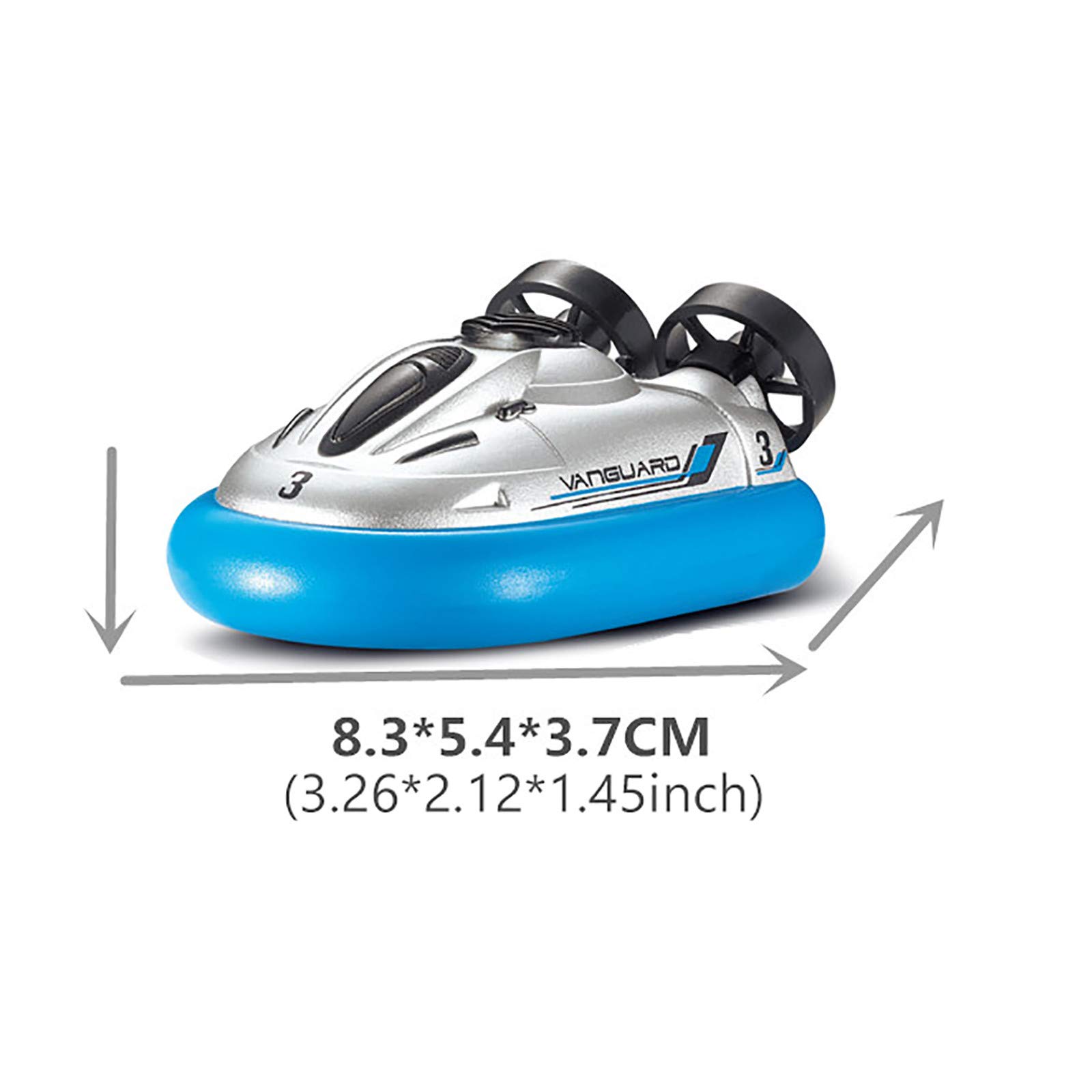 Homlpope #GZOGMC Mini 2 4G Wireless Remote Control Hovercraft Speedboat - Fast Electric RC Water Toy for Kids & Adults, Perfect for Pools, Lakes & Beach Fun