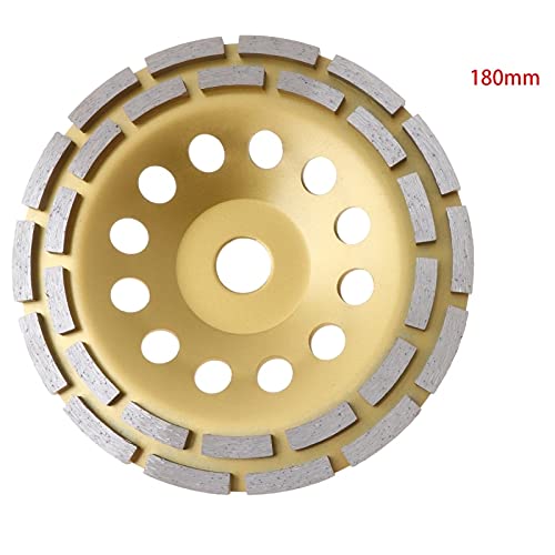 1 Pc Diamond Segment Grinding Wheel Cup Disc - 115mm Concrete Granite Stone Cutting Tool for Angle Grinder - Perfect for DIY Projects, Masonry Work & Tile Installation