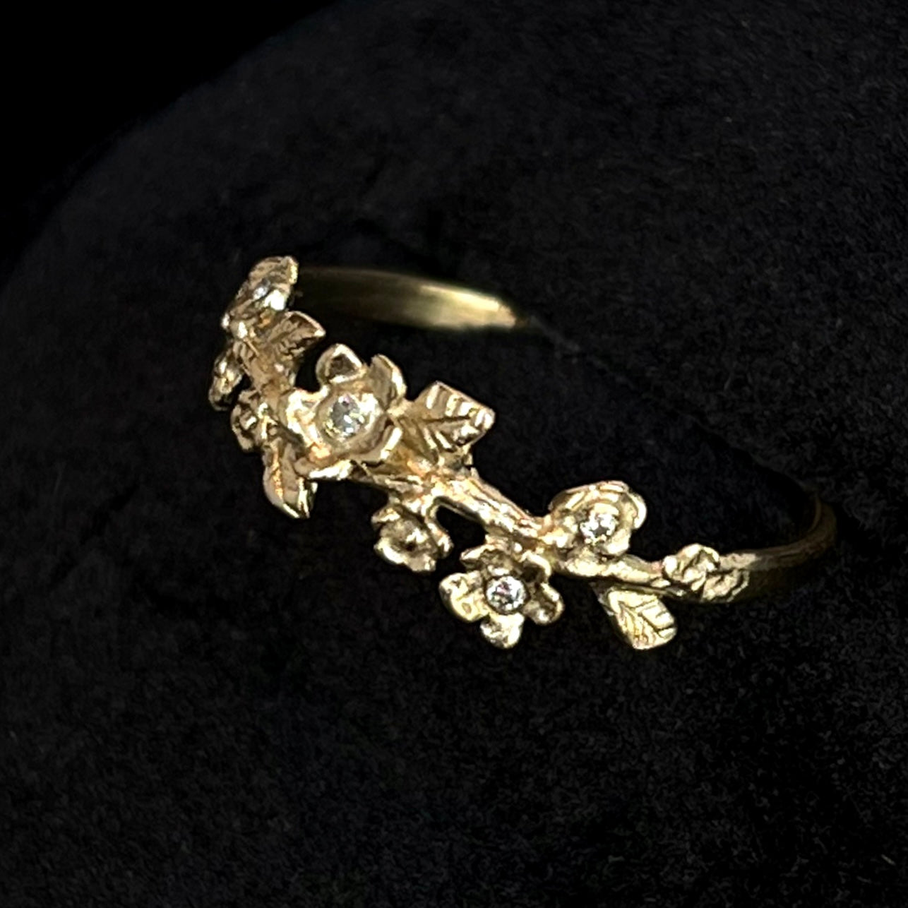 Diamond Garland Ring - Elegant & Sparkling Jewelry for Women | Perfect for Weddings, Anniversaries & Special Occasions