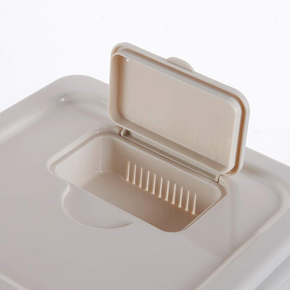 UKCOCO Airtight Pet Food Storage Container - Large Capacity 35 x 36 cm for Cat & Dog Food, Rice, Treats - Perfect for Kitchen, Pantry & Pet Food Organization